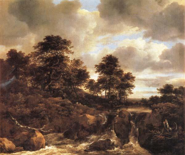 Jacob van Ruisdael Landscape with Waterfall Spain oil painting art